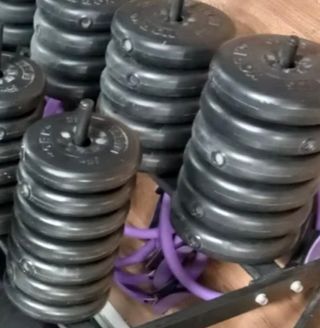 PESAS KIT BARRA 140CM+ DISCOS