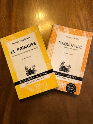 Lote: Maquiavelo
