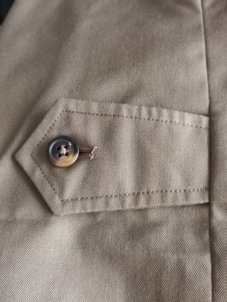 Gabardina hombre Burberry /Trench Verde/Beige