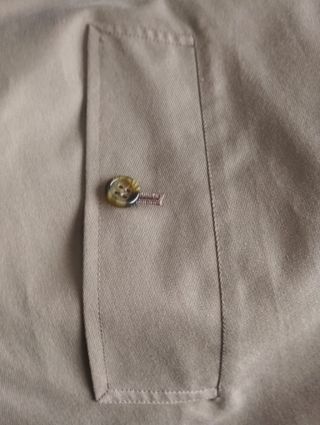 Gabardina hombre Burberry /Trench Verde/Beige