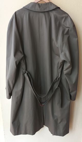 Gabardina hombre Burberry /Trench Verde/Beige