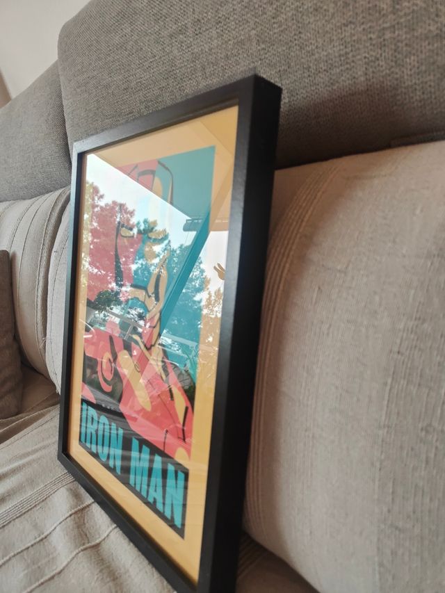 Lamina Ironman enmarcada