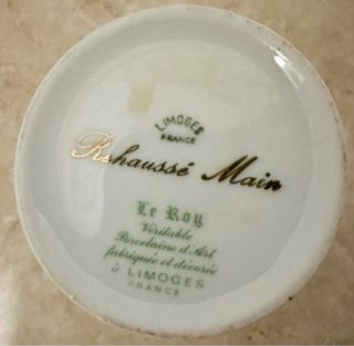 Scatola collezione limoges Rehausse Main 