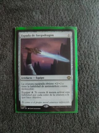 Carta Magic Espada de fuegodragón