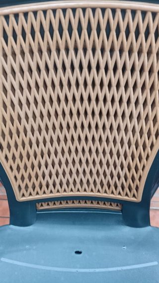 Sillas de terraza verde oscuro