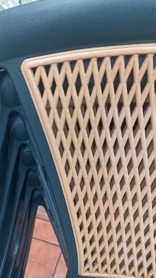 Sillas de terraza verde oscuro