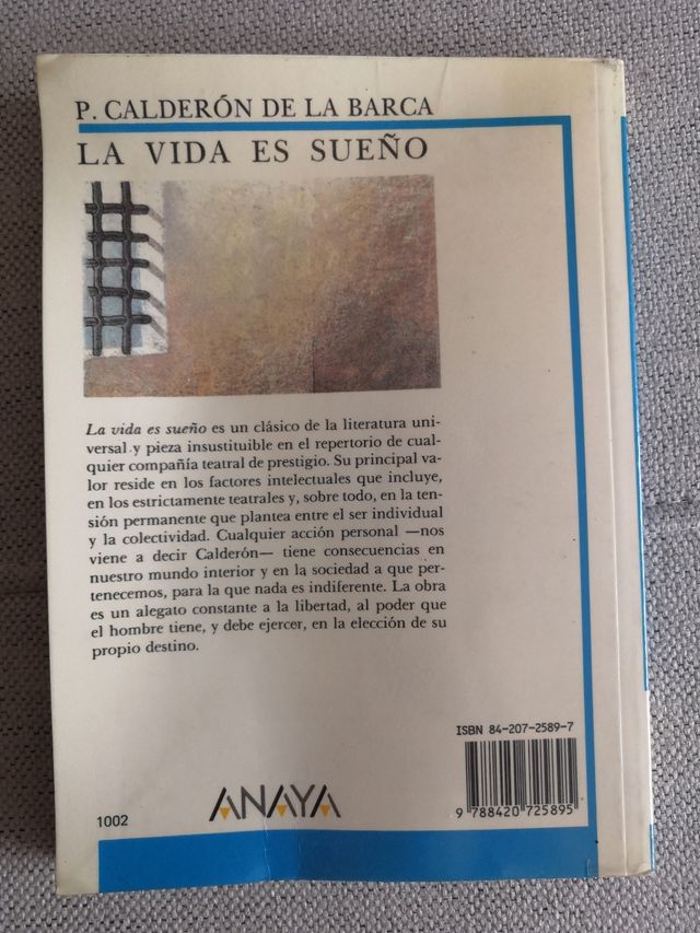 La vida es sueño, de Pedro Calderón de la Barca