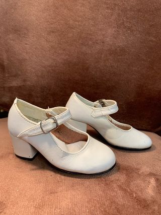Zapatos tacon niña vintage T22