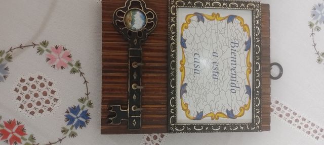 Cuelga llaves madera vintage