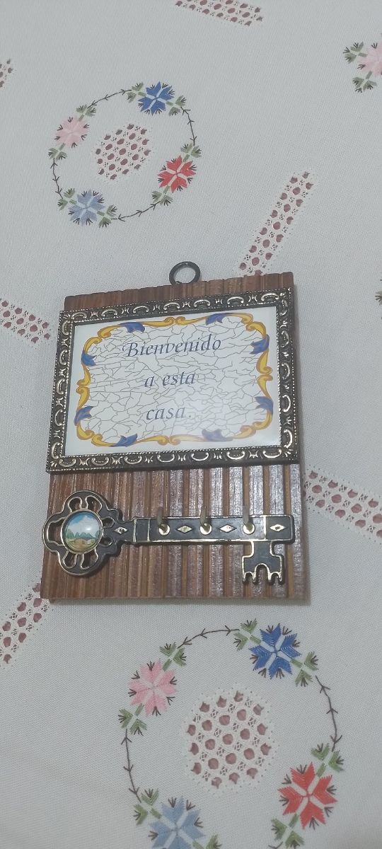 Cuelga llaves madera vintage