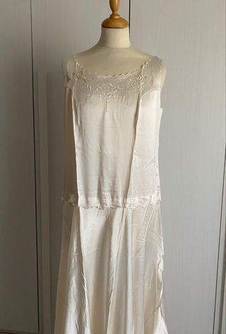 Abito donna Vintage in seta tg 44 IT