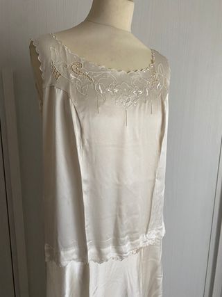 Abito donna Vintage in seta tg 44 IT