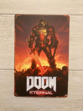 Doom Eternal Bhetesda art 2020 poster alluminio