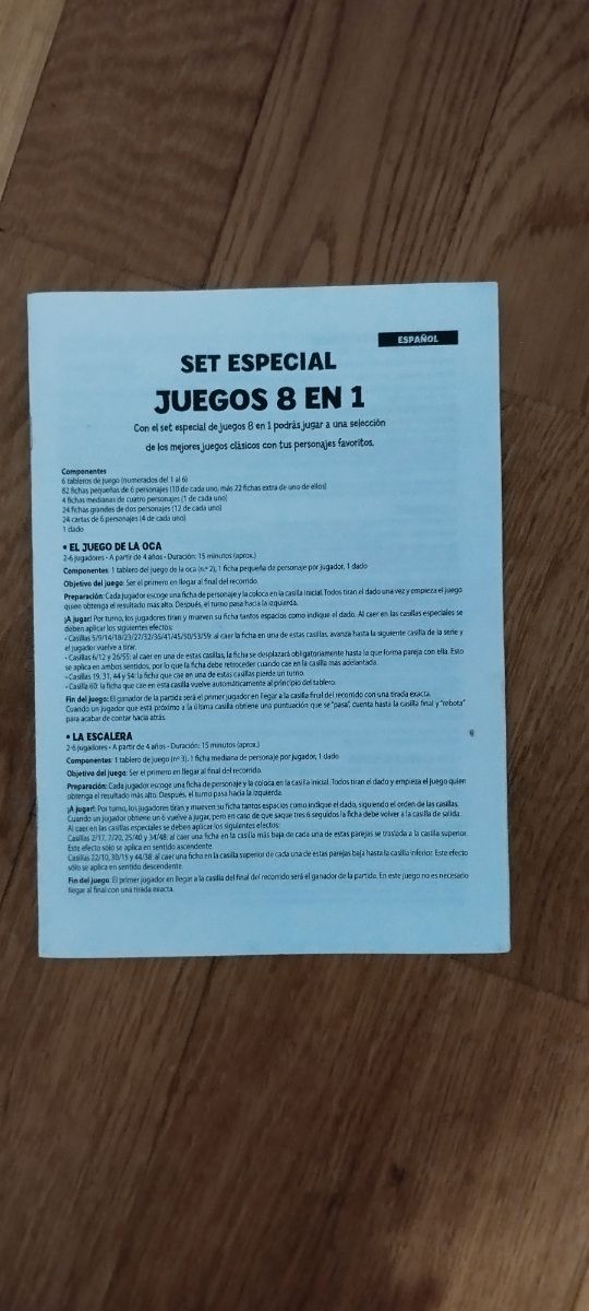 Lotto di 8 giochi da tavolo ladybug