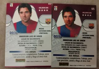 Cromos de deco con y sin error