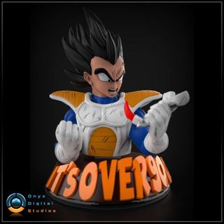 Vegeta - Dragon Ball its over 9000 busto resina