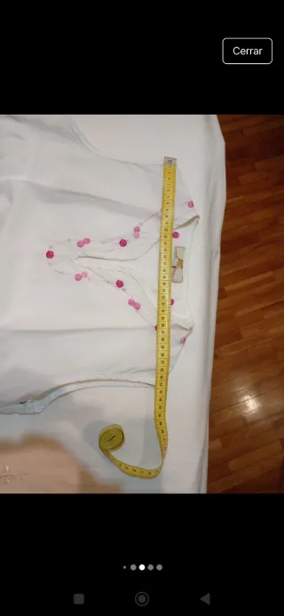 Camiseta de lino blanca