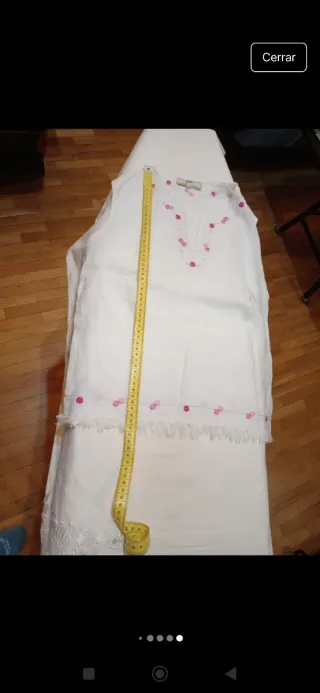 Camiseta de lino blanca