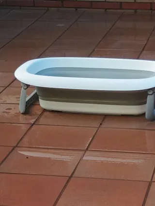 Bañera plegable + regalo parque infantil