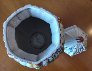 Vaso Bassano con motivo floreale