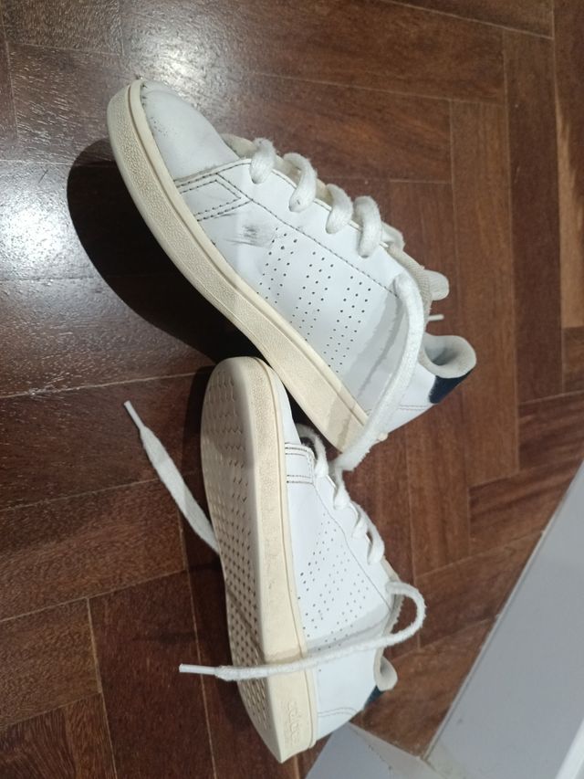 Deportivas niño Adidas blancas