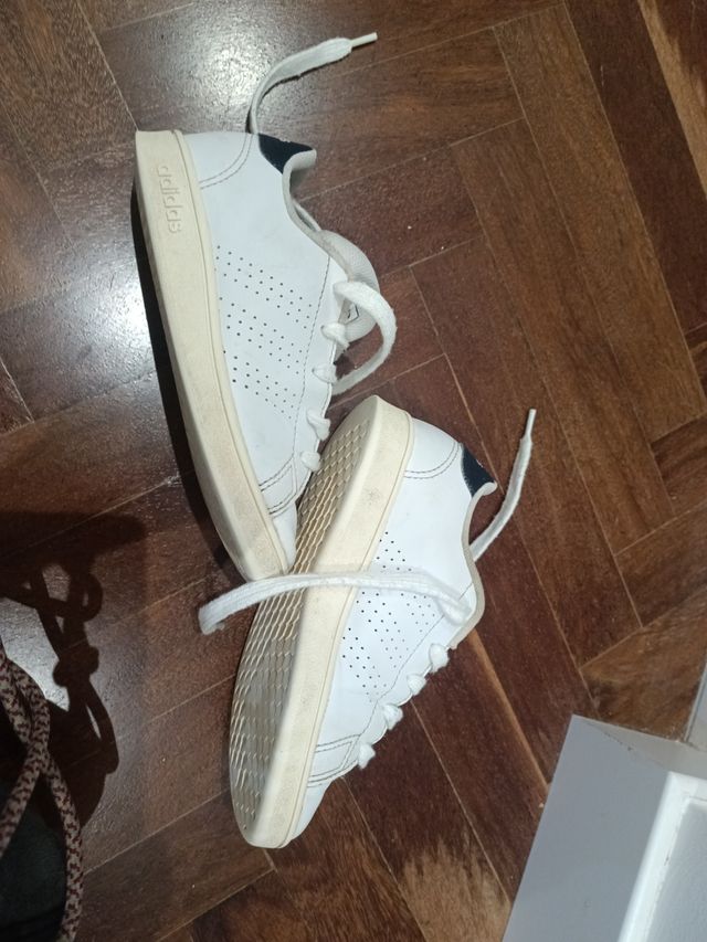 Deportivas niño Adidas blancas