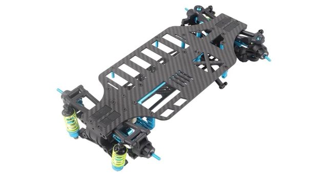 Telaio interasse RC fibra di carbonio TT01/TT01E