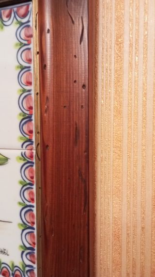 Mosaico de azulejos enmarcados 