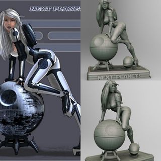 Star wars - Figura chica estrella de la muerte