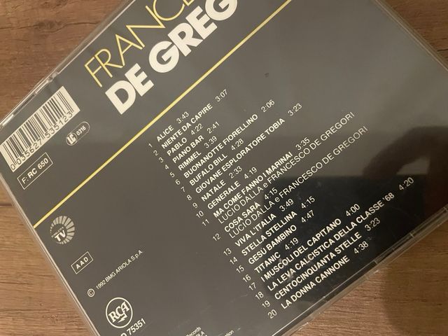 Francesco De Gregori all the best cd