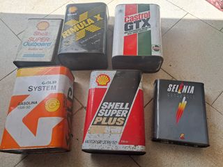 Colecção Latas de Óleo antigas