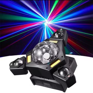 ✅️Cabeza Móvil Ojo de Abeja Triple Beam + Laser