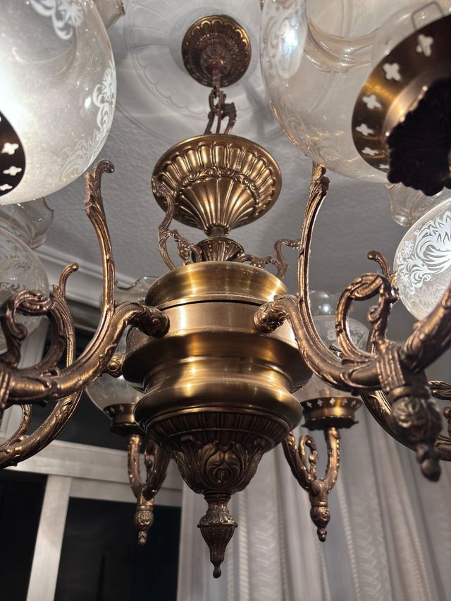 Lámpara de Bronce coleccionista