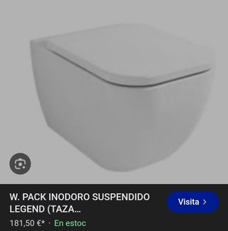 Taza wc legend suspendido