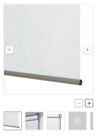 Estor enrollable opaco blanco