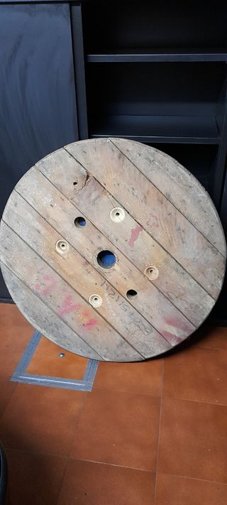 Tapa Bobina de Madera