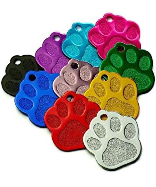 Chapa placa identificativa mascota perro