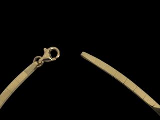 cadena oro 18k 18cm