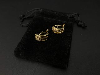 pendientes oro 18k con piedra con circonita