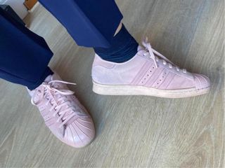 Zapatillas Adidas piel rosa