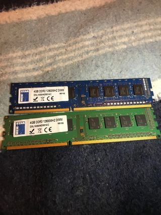 Tarjetas 4 Gb de memoria