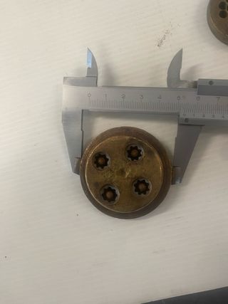 Piastre bronzate per bigolaro