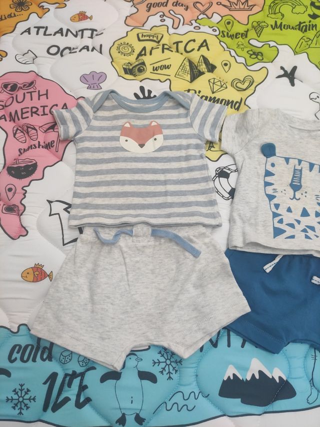 Conjuntos mayoral de 2 a 4 meses verano