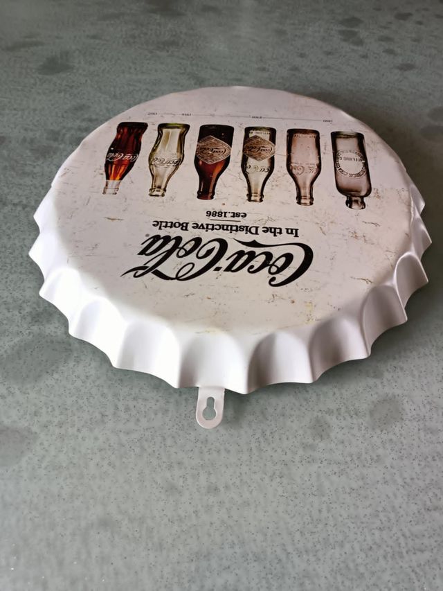 Collezionismo, insegna "Coca Cola" vintage.