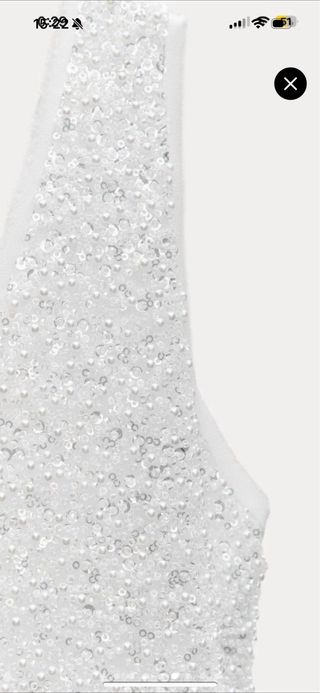 Vestido abalorios zara edicion limitada