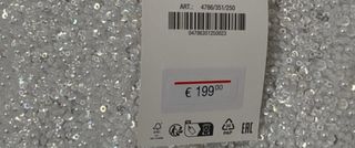 Vestido abalorios zara edicion limitada