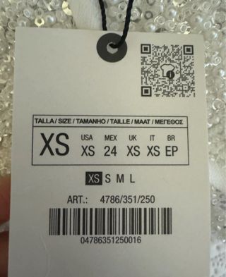 Vestido abalorios zara edicion limitada