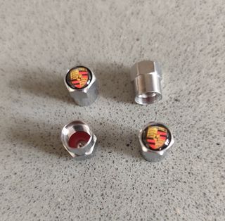 Cappelletti cappucci tappi valvole stemma PORSCHE