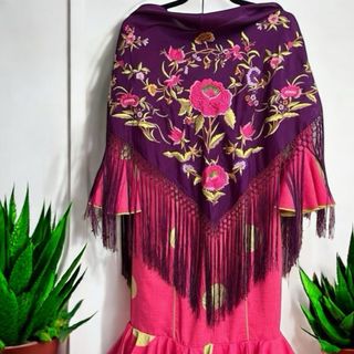 Mantoncillo flamenca seda