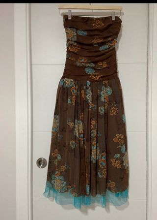 Vestido tul midi